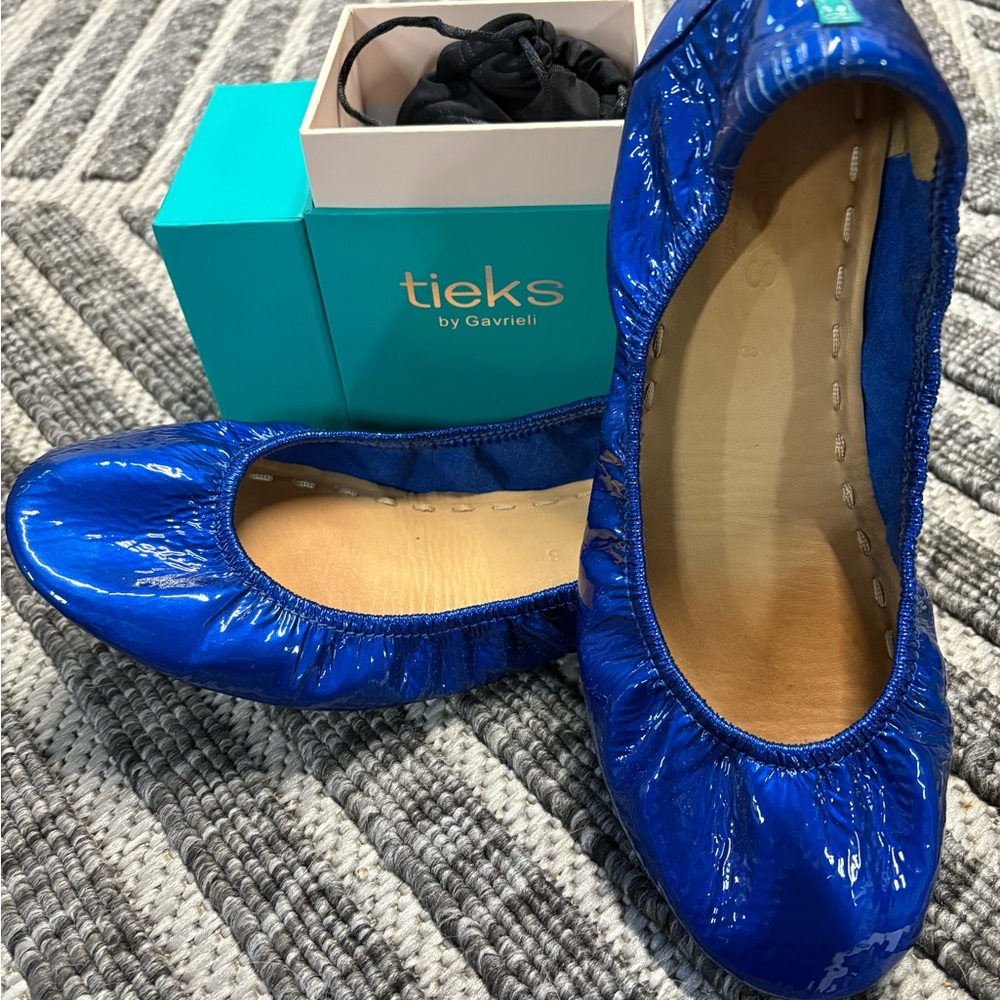 Tieks Women's Sapphire Blue Ballet Flats 💙 *RARE*